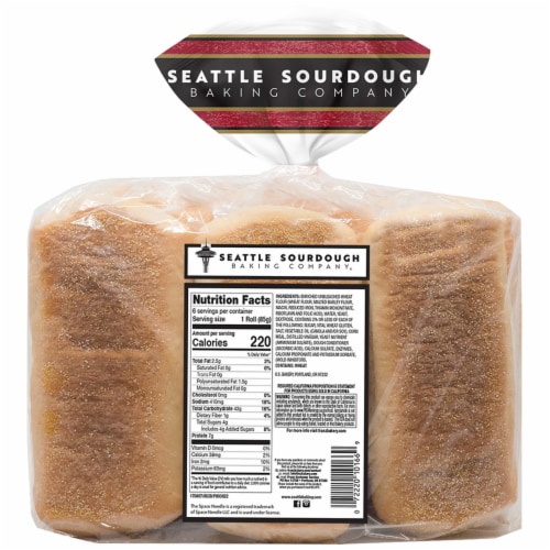 Seattle Sourdough Baking Co. French Sandwich Rolls Perspective: back