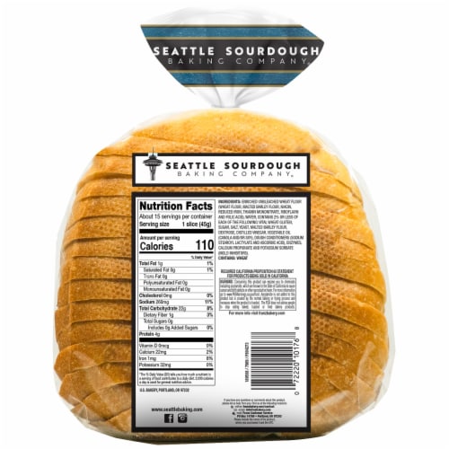 Seattle Sourdough Baking Co.® Classic French Bread Perspective: back