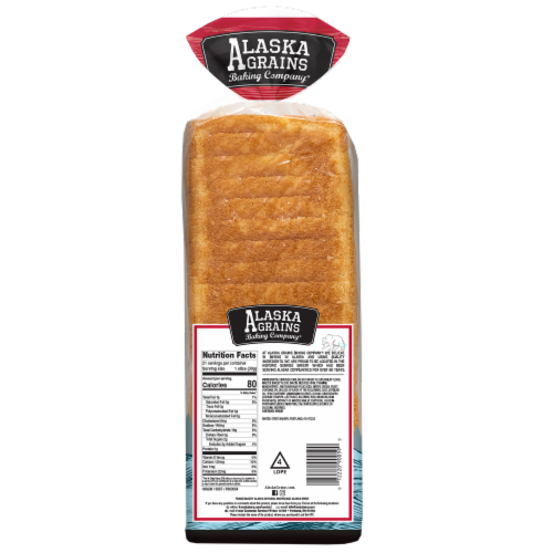 Alaska Grains® Denali White Bread Perspective: back