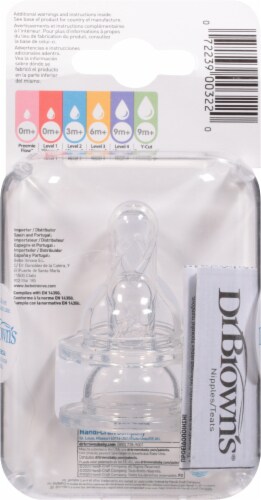 Dr Brown' s Level 2 Nipple for Standard Bottles Perspective: back