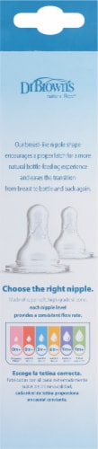 Dr. Brown's Natural Flow Options™ Anti-Colic Baby Bottle Perspective: back