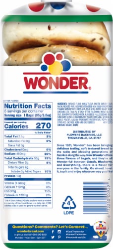 Wonder® Everything Bagels Perspective: back