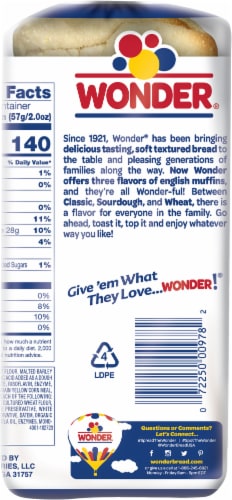 Wonder Classic English Muffins Perspective: back