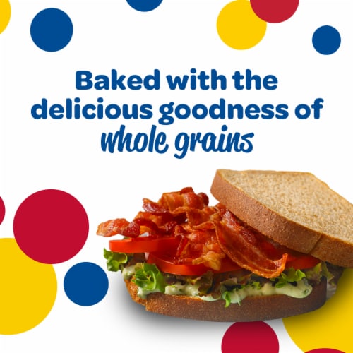 Wonder Bread Small 100% Whole Wheat Bread, Small Loaf, 13g of Whole Grains per Slice, 16 oz Loaf Perspective: back