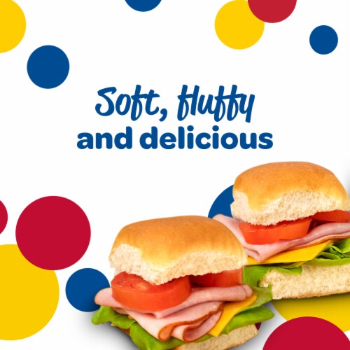 Wonder Bread Dinner Rolls, Soft White Bread Rolls, 12 Count Perspective: back