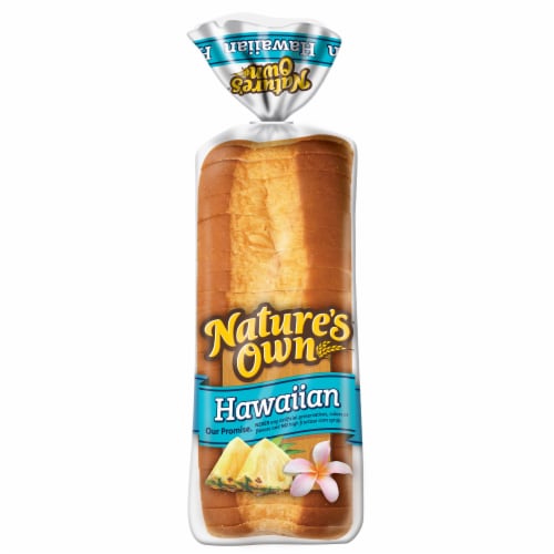 Nature's Own Hawaiian Sliced Bread Perspective: back