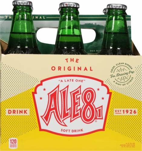 Ale-8-One® Original Soda Bottles Perspective: back