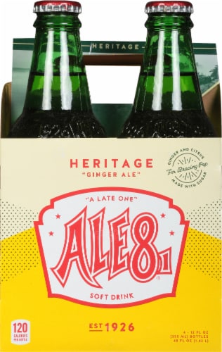 Ale-8-One® Ginger Ale Soda Perspective: back