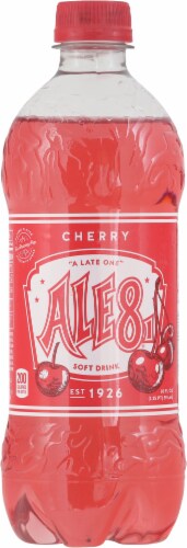 Ale-8-One Cherry Soft Drink Perspective: back