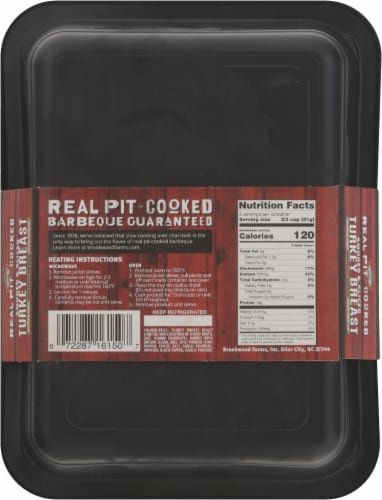 Brookwood Farms Smoked and Sliced Turkey Perspective: back