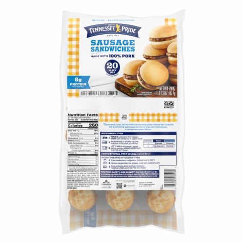Odom's Tennessee Pride Sausage Biscuits Perspective: back