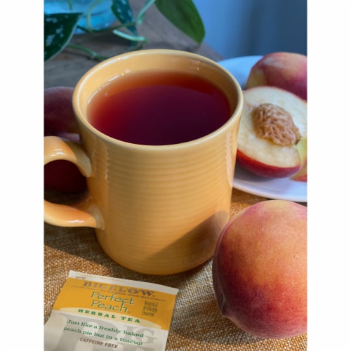 Bigelow® Perfect Peach® Herbal Tea Bags Perspective: back