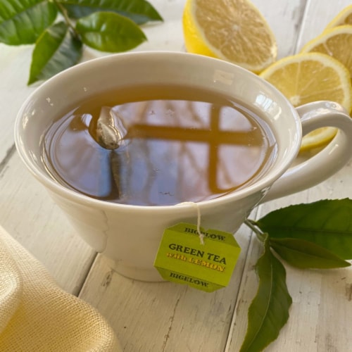 Bigelow Green Tea with Lemon Tea Perspective: back