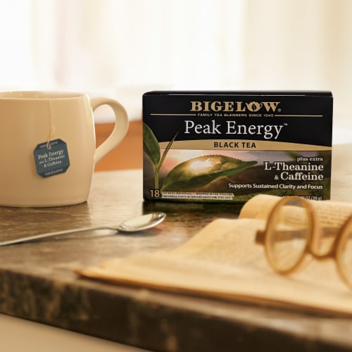 Bigelow® Peak Energy™ Plus Extra L-Theanine & Caffeine Black Tea Bags