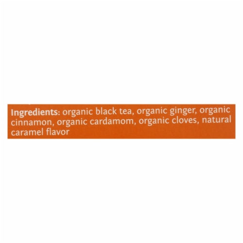 Steep By Bigelow Organic Chai Black Tea Perspective: back