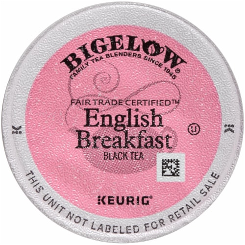 Bigelow English Breakfast Fair Trade Certified Black Tea K-Cup® Pods Perspective: back