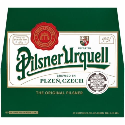 Pilsner Urquell Beer Perspective: back