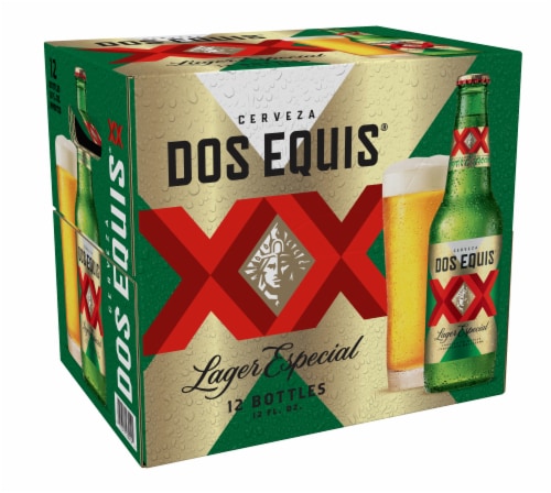 Dos Equis XX Especial Lager Beer Perspective: back