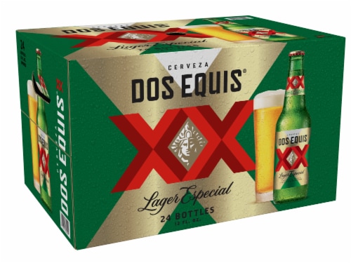 dos equis beer bottle