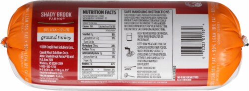 Shady Brook Farms® 90/10 Ground Turkey Perspective: back