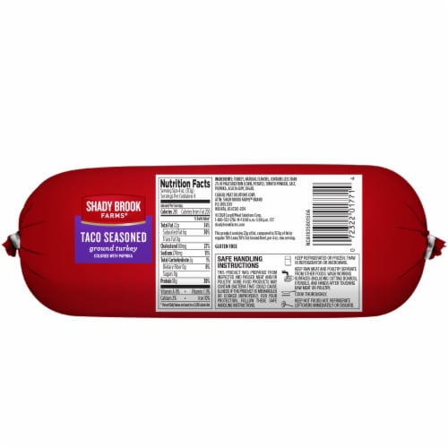 Shady Brook Farms® Taco Seasoned Ground Turkey Roll Perspective: back