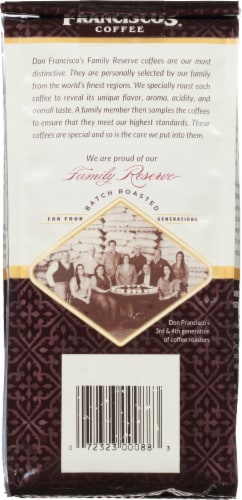 Don Francisco's Family Reserve® Hawaiian Hazelnut Medium Roast Whole Bean Coffee Perspective: back