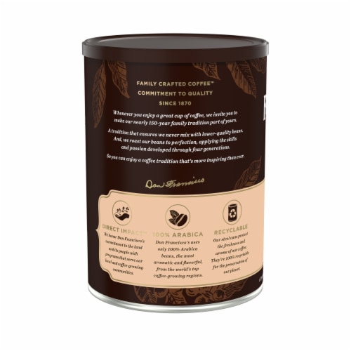 Don Francisco's® Hawaiian Hazelnut Flavor Medium Roast Ground Coffee Perspective: back