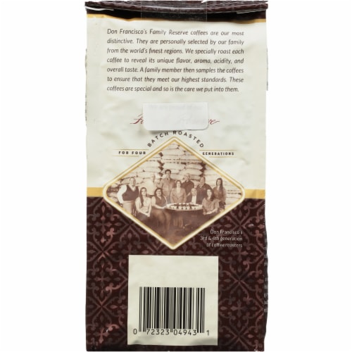 Don Francisco's Family Reserve® Kona Blend Medium Roast Ground Coffee Perspective: back