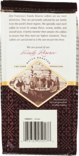 Don Francisco's Coffee Family Reserve® Kona Blend Medium Roast Ground Coffee Perspective: back