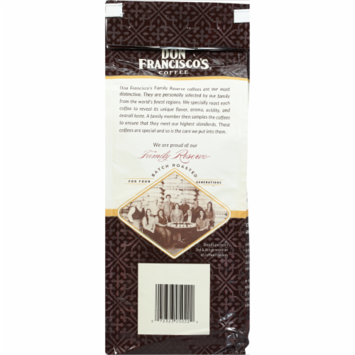 Don Francisco's® Coffee Family Reserve French Roast Dark Roast Ground Coffee Perspective: back