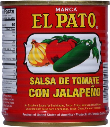 El Pato® Tomato Sauce with Jalapeno Perspective: back