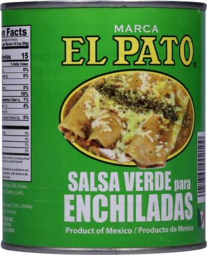 El Pato® Green Enchilada Sauce Perspective: back