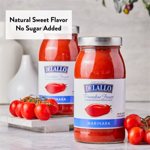 DeLallo Pomodora Fresco Marinara Sauce Perspective: back