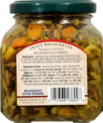 Delallo Olive Bruschetta Perspective: back