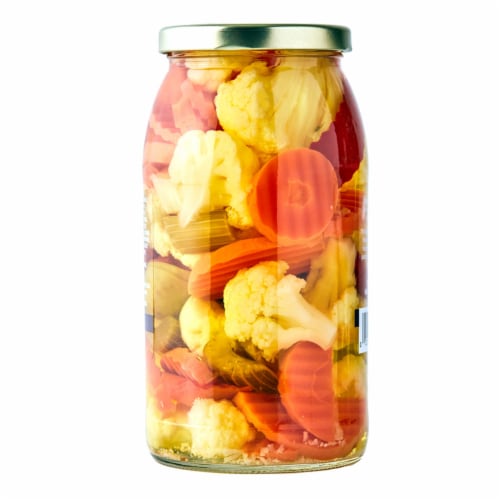 DeLallo® Mild Pickled Giardiniera Perspective: back
