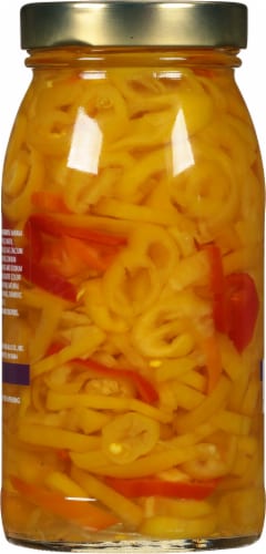 DeLallo Mild Banana Pepper Rings Perspective: back