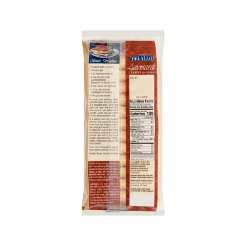 Delallo® Savoiardi Lady Fingers Perspective: back