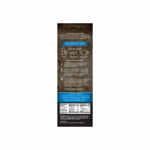 DeLallo® Italian Pizza Dough Kit Perspective: back