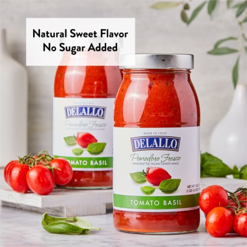 DeLallo® Pomodoro Fresco Tomato Basil Pasta Sauce Perspective: back