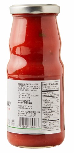 DeLallo® Margherita Style Italian Pizza Sauce Perspective: back