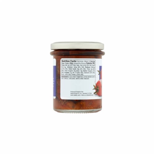 Delallo® Sun-Dried Tomatoes in Extra Virgin Olive Oil Perspective: back