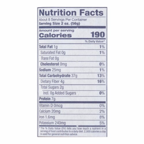 Dellalo® Organic Whole Wheat Linguine Pasta Perspective: back