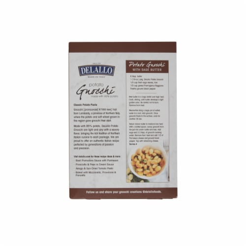 DeLallo® Potato Gnocchi Perspective: back