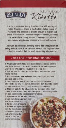 DeLallo® Arborio Risotto Rice Perspective: back