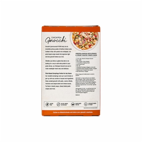 DeLallo® Gluten Free Chickpea Gnocchi Perspective: back