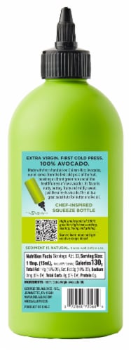 DeLallo Extra Virgin Avocado Oil Perspective: back