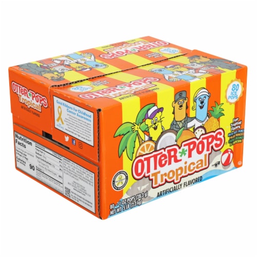 Otter Pops® Tropical Freezer Pops Perspective: back