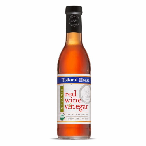 Holland House® Organic Red Wine Vinegar Perspective: back