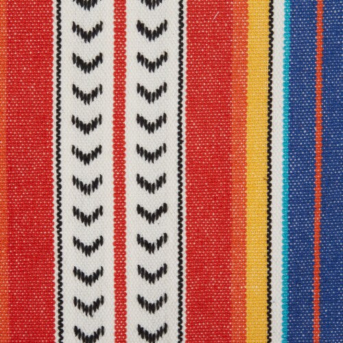 DII Picante Stripe Tassel Placemat Set of 6 Perspective: back