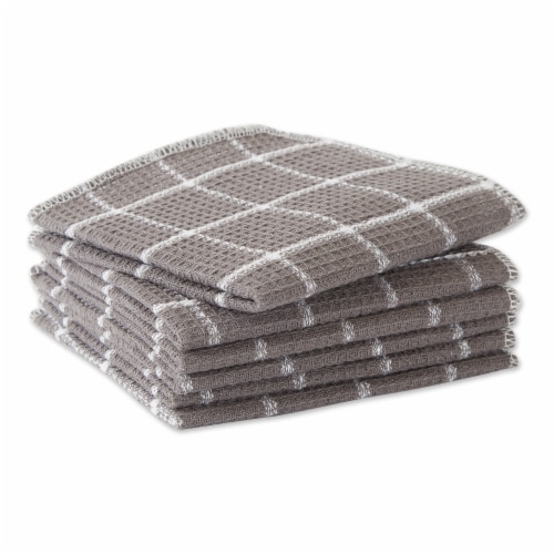 Gray Windowpane Scrubber Dishcloth Set/6, 1 - Harris Teeter